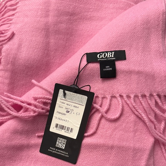 Gobi Accessories - GOBI Pink Cashmere Scarf